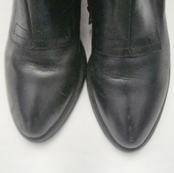 Jeffrey Campbell 100% Leather sz 5 US Clear Heel Sole Zipper Bootie Boots Shoe - Picture 15 of 15